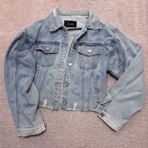 Detre Cropped Everyday Denim Jacket - Size M